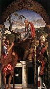 Giovanni Bellini Sts Christopher painting